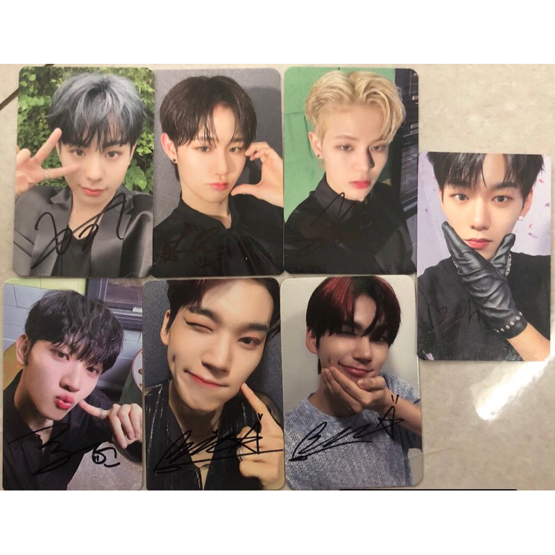 official SIGNED PC Photocard evnne jeonghyeon hanbin keita yunseo mun junghyun seungeon