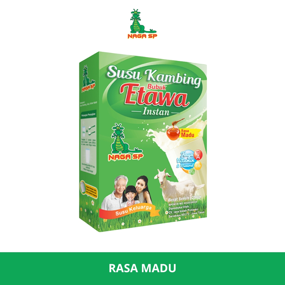 

Naga SP - Susu Kambing Etawa Rasa Madu - 250 GR