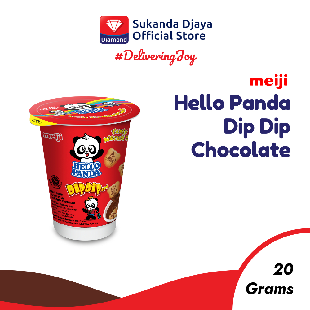 

Meiji Hello Panda Biskuit Dip Dip Chocolate Snack Ringan 20 Gr