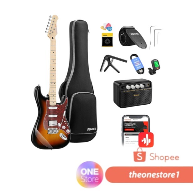 Donner DST - 152S Gitar Elektrik - Sunburst