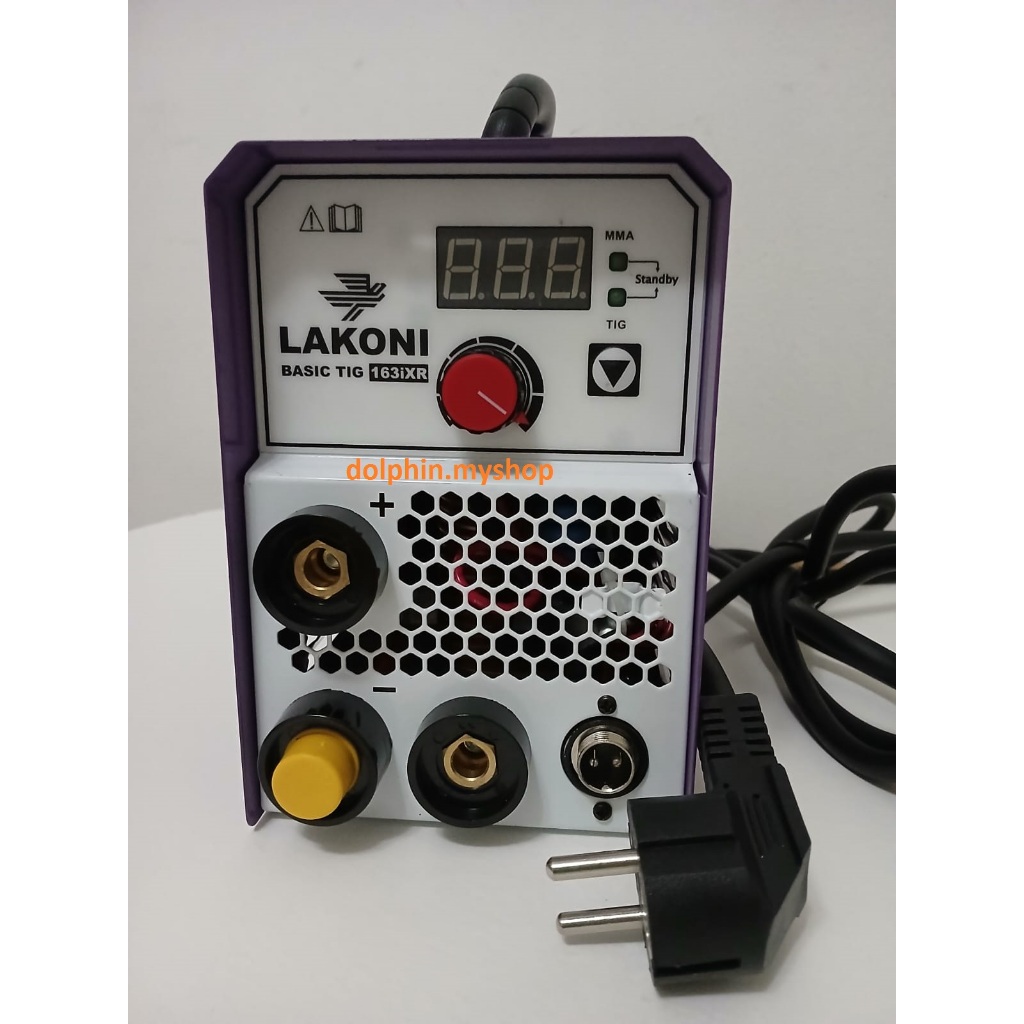 Mesin Las Inverter Argon TIG Welding LAKONI Basic TIG 163 iXR travo las TIG 163iXR IGBT 450 watt