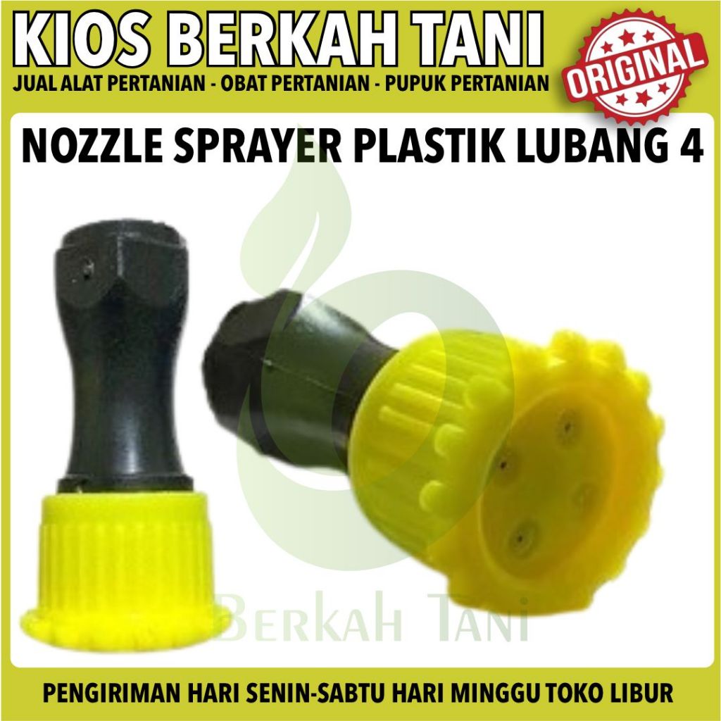 Nozzle sprayer spuyer plastik spuyer kabut spuyer semprotan hama spuyer plastik lubang 4 PLASTIK LUR