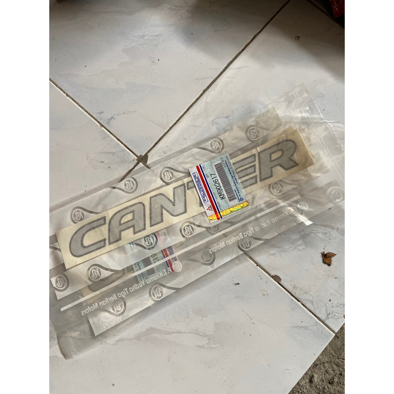 STIKER KABIN CANTER MITSUBSHI CANTER ORIGINAL