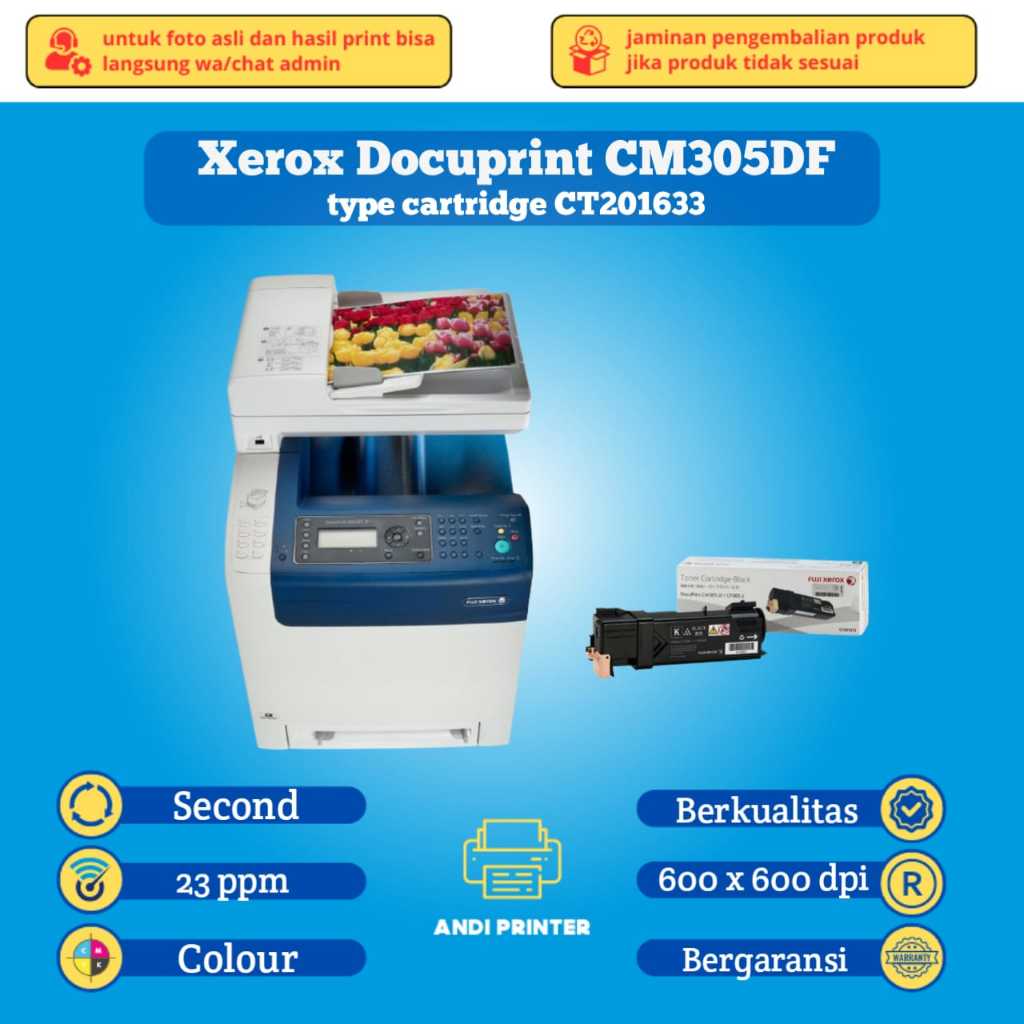 Xerox CM 305 df multifungsi scan copy