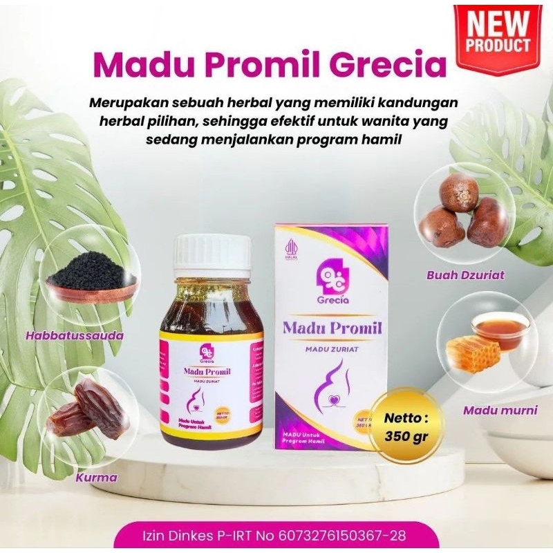 

MADU PROMIL GRECIA HERBAL AMPUH CEPAT HAMIL