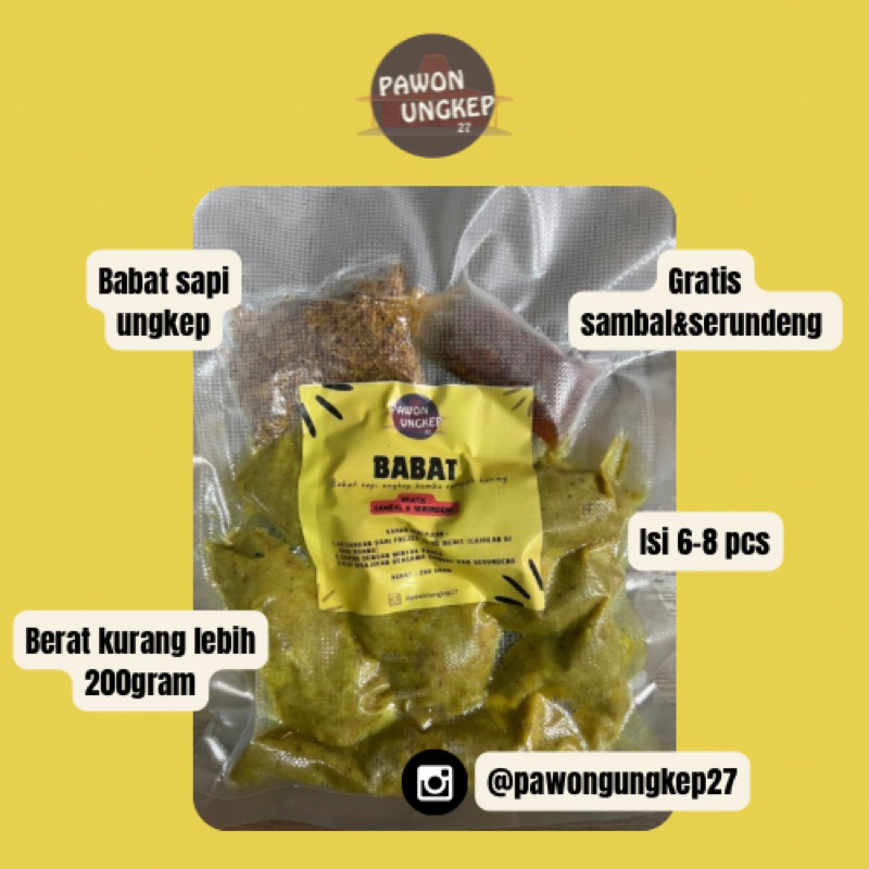 

BABAT UNGKEP baca deskripsi