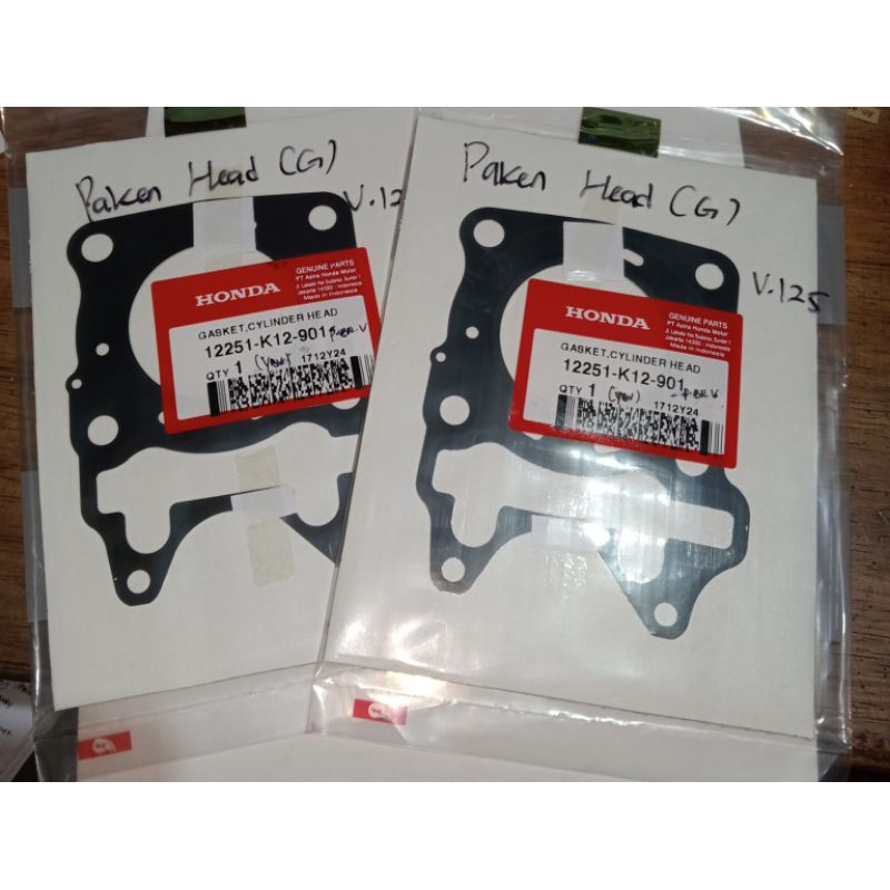 Paking Head Vario 125 Old Vario 125 Led Vario 125 Esp ORIGINAL HONDA ASLI