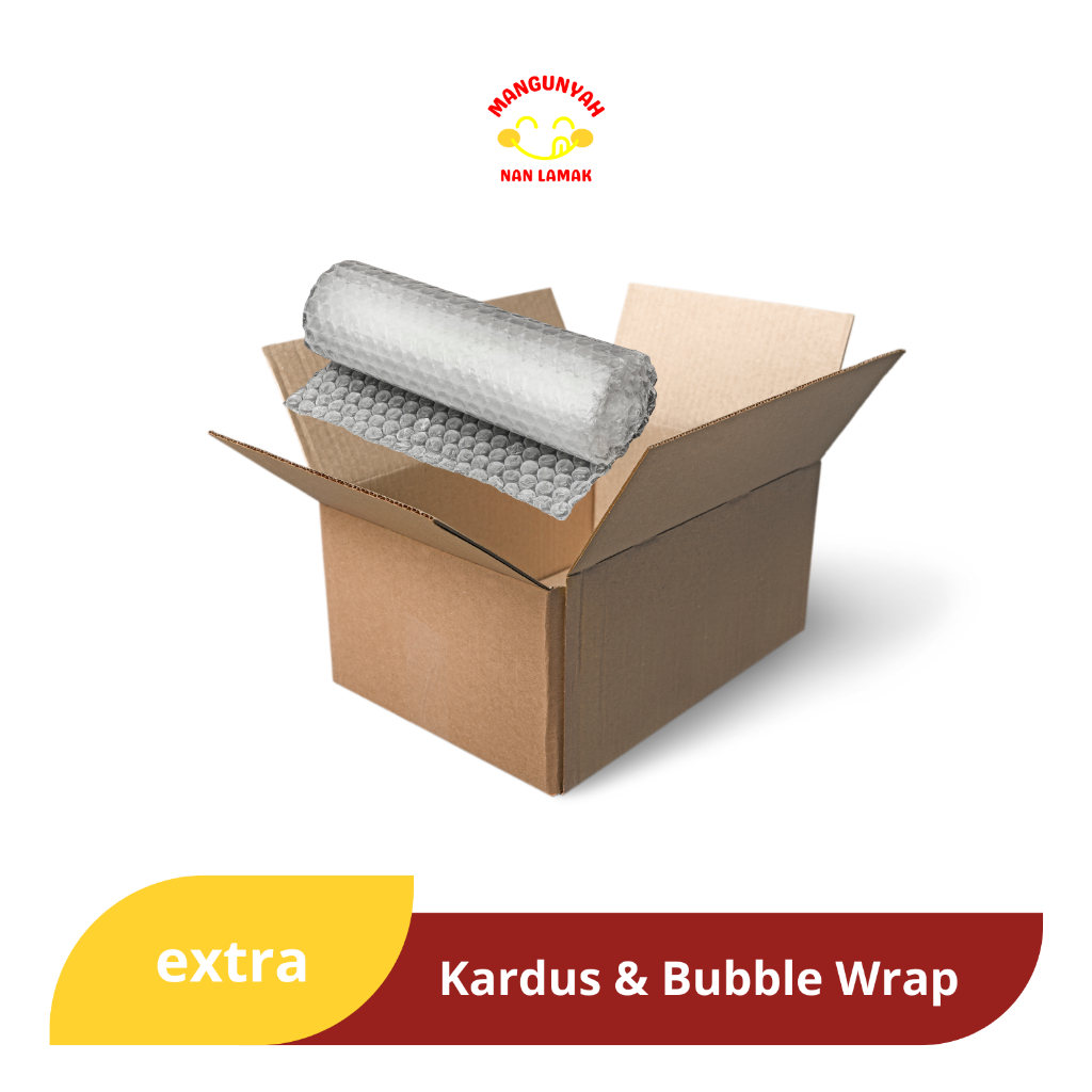 

Packing Tambahan Bubble Wrap dan atau Kardus