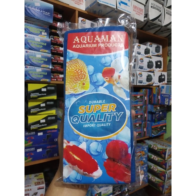BUSA SPONGE FILTER // KAPAS BIO FOAM // MEDIA FILTER AQUARIUM & KOLAM IKAN