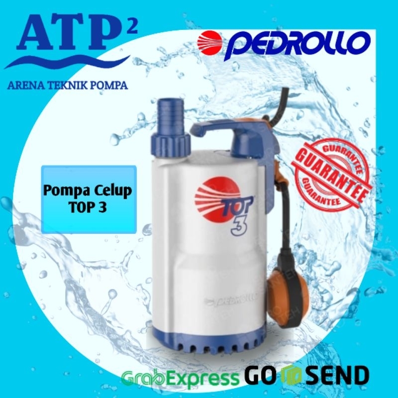 Pedrollo TOP 3 Pompa Celup Pompa Air Pompa Submersible