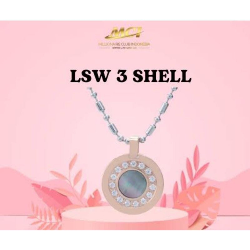 Pendant LSW 3 Shell Rose Gold-Kalung LSW 3 Shell-MCI Original