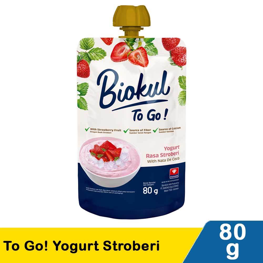 

biokul yogurt to go stroberi 80gr