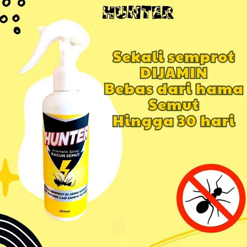 ( UANG KEMBALI BILA 100% ) HUNTER RACUN SEMUT SEMPROT SUPER AMPUH MATI DI TEMPAT RACUN SEMUT CAIR RA