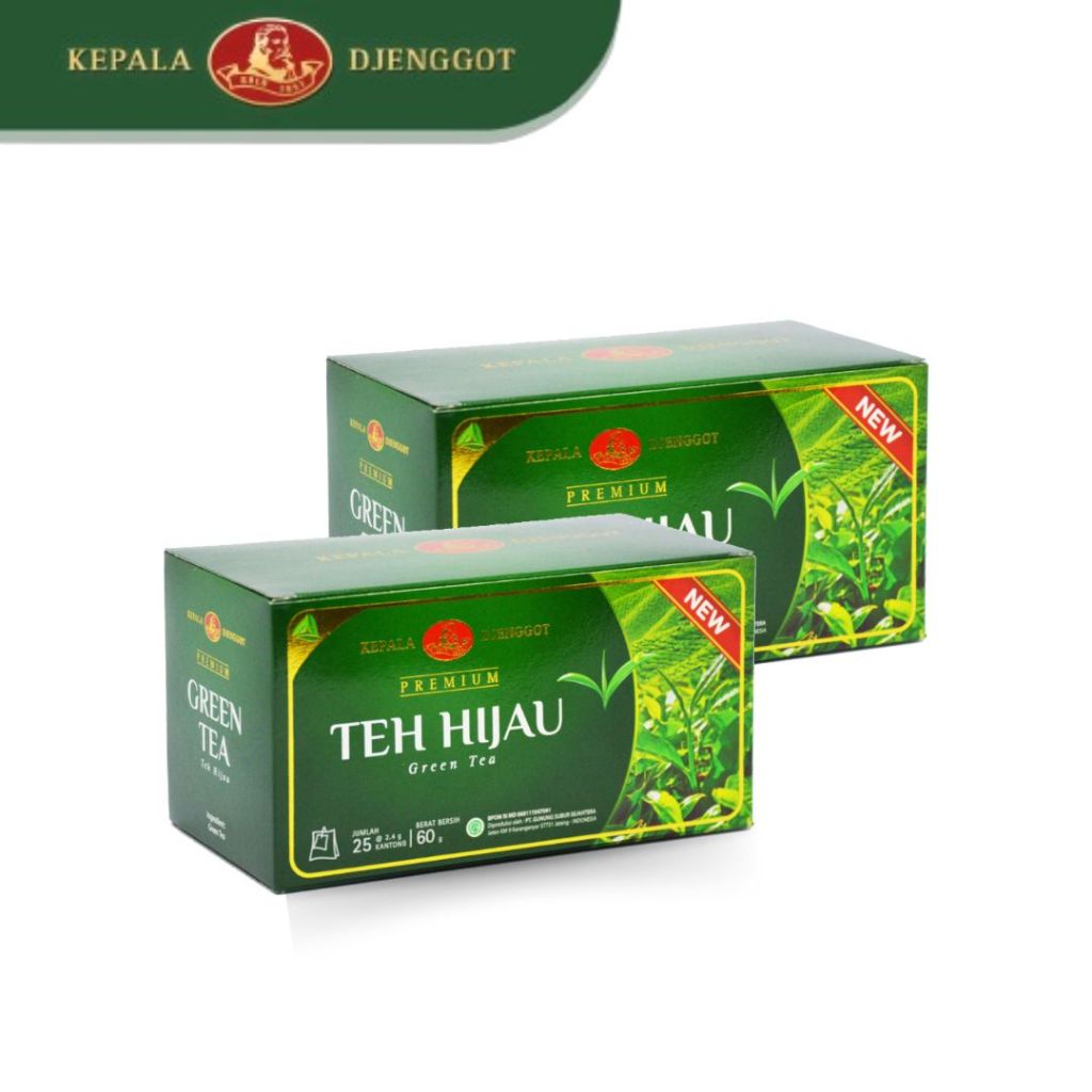 

Kepala Djenggot Green Tea Premium 25's 60 gr x 2 pcs