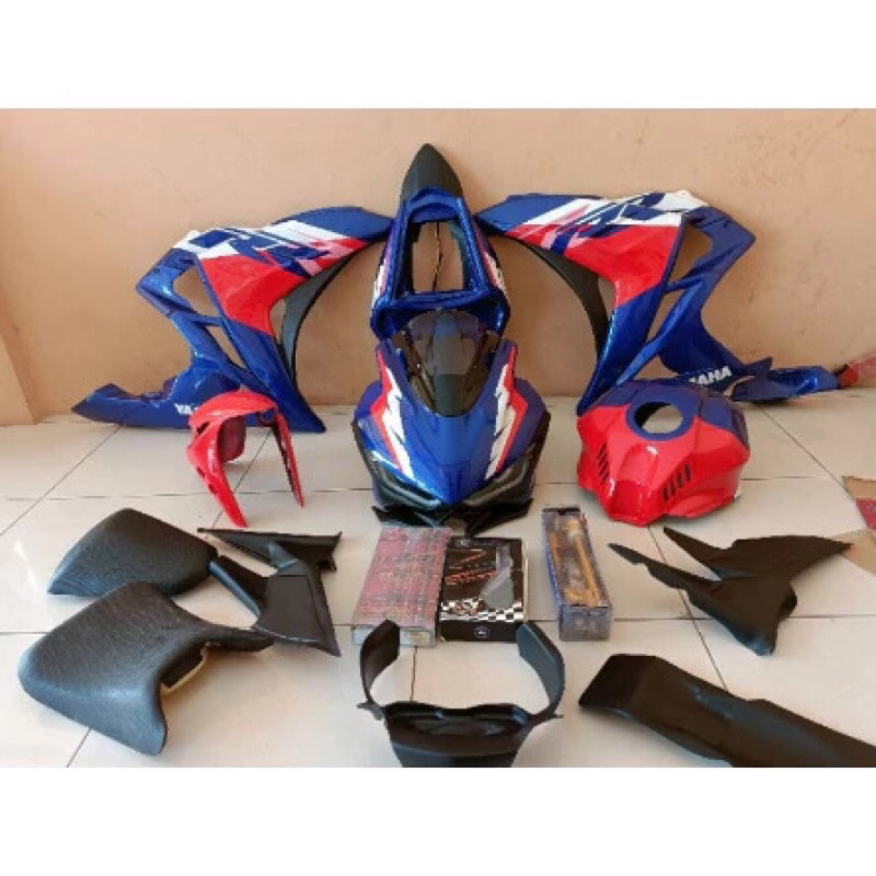 Fullset fairing fullbodi model r25 r3 pnp utk Byson karbu vixion r15 v2 dan mega pro mono