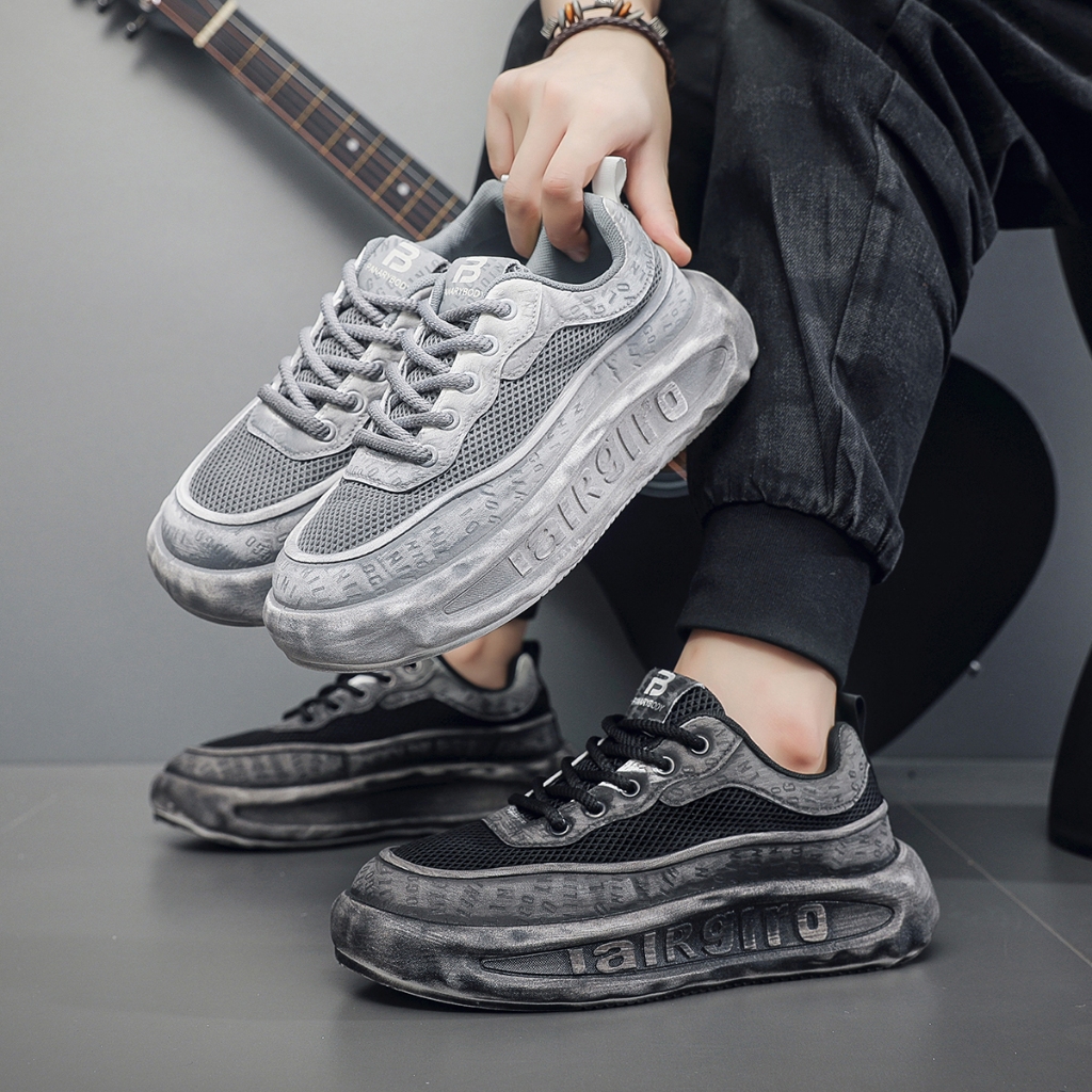 PANARYBODY Sepatu Pria Sepatu Unik Modern QN7707 Kekinian Sepatu Fashion Sneakers Pria