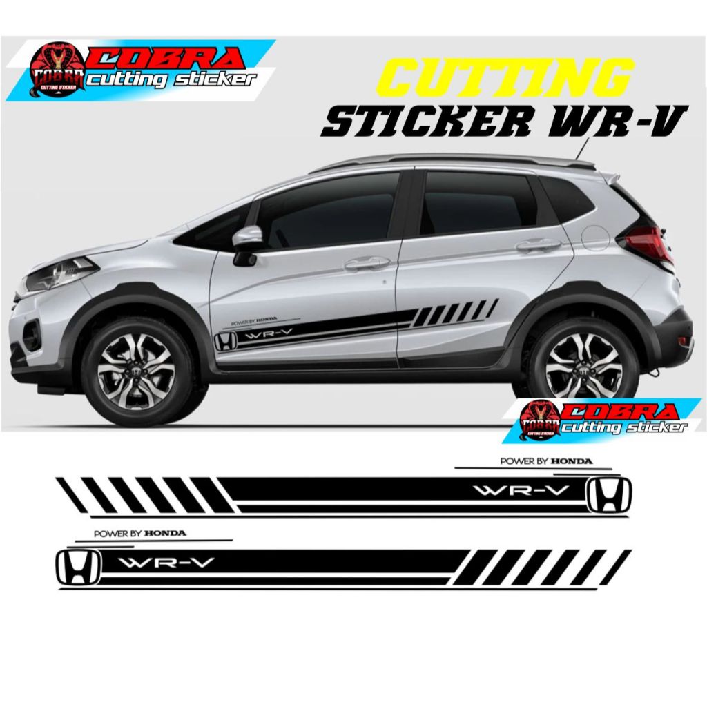 STICKER STIKER HONDA WRV CUTTING STIKER AKSESORIS HONDA WRV 2023 2024