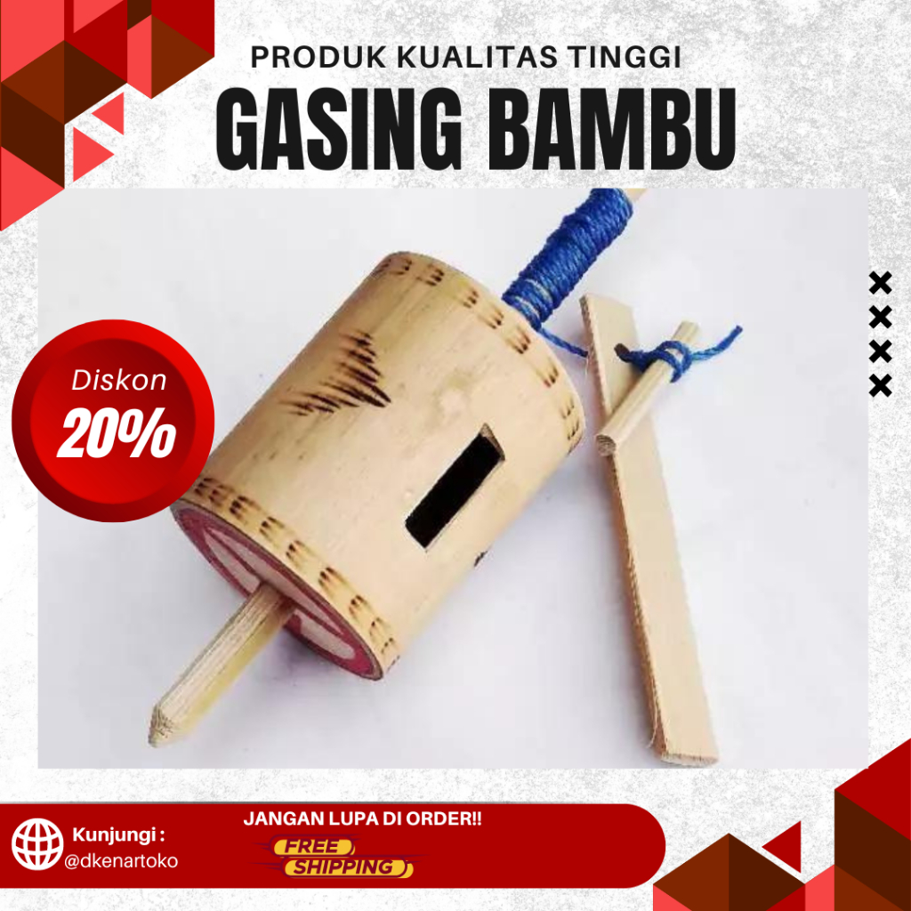 Gangsing Jadul - Kembali ke Masa Keemasan|mainan tradisional, mainan , gangsing bambu bisa bunyi