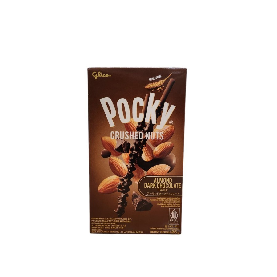 

Pocky crushed nut almond dark Chocolate 25gr