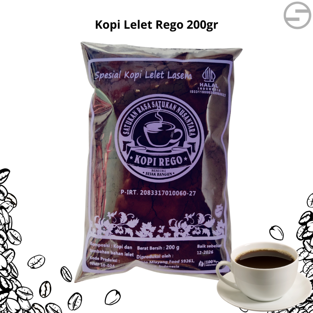 

KOPI LELET REGO 200gr / Kopi Lelet Lasem Rembang Robusta Coffee