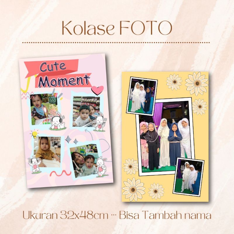 KOLASE FOTO / CETAK FOTO LUCU / CETAK FOTO MURAH