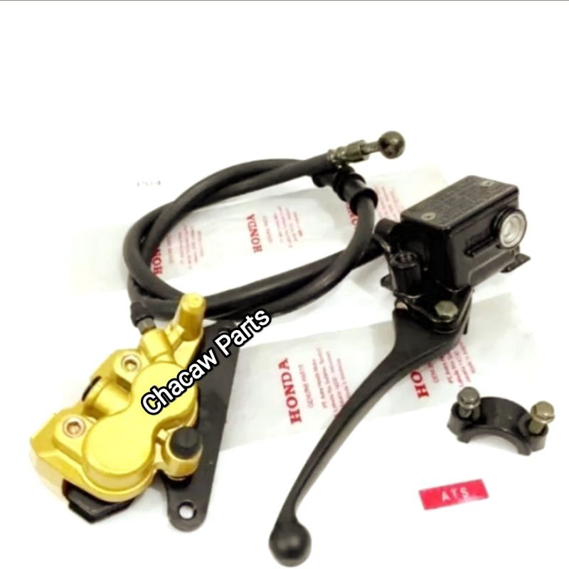 Kaliper + Master Rem + Selang Rem Honda Supra X lama Rem Depan Supra X Lama Paket Rem Depan Supra X 