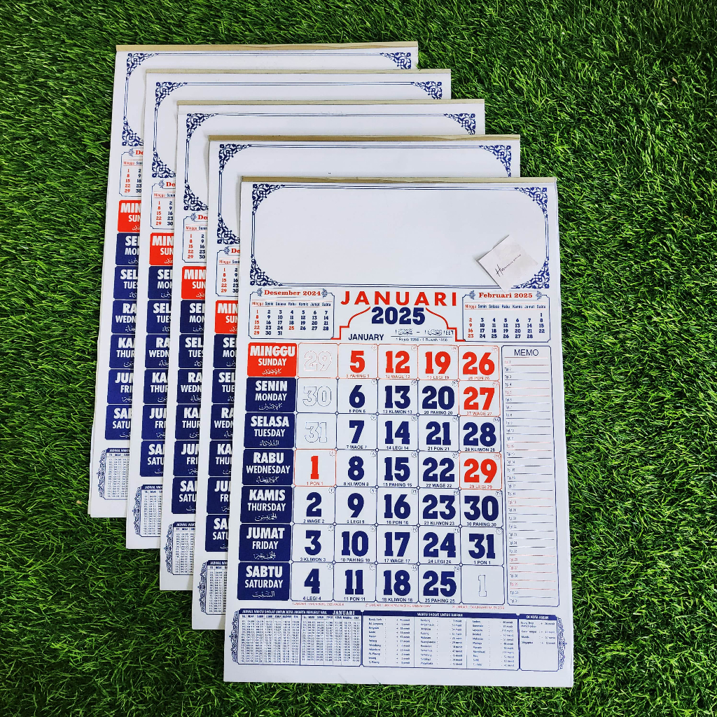 

KALENDER KERJA BI UKURAN 32X48 CM TAHUN 2025/ KALENDER TERBARU 2025