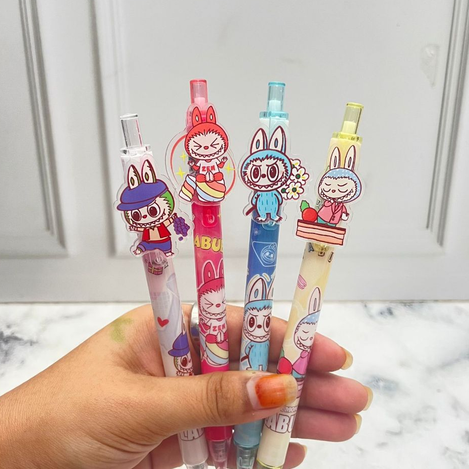 

PULPEN CETEK KARAKTER LABUBU PC-1522 pulpen cetek hiasan labubu pen gel karakter kekinian pena lucu unik alat tulis viral harga terjangkau