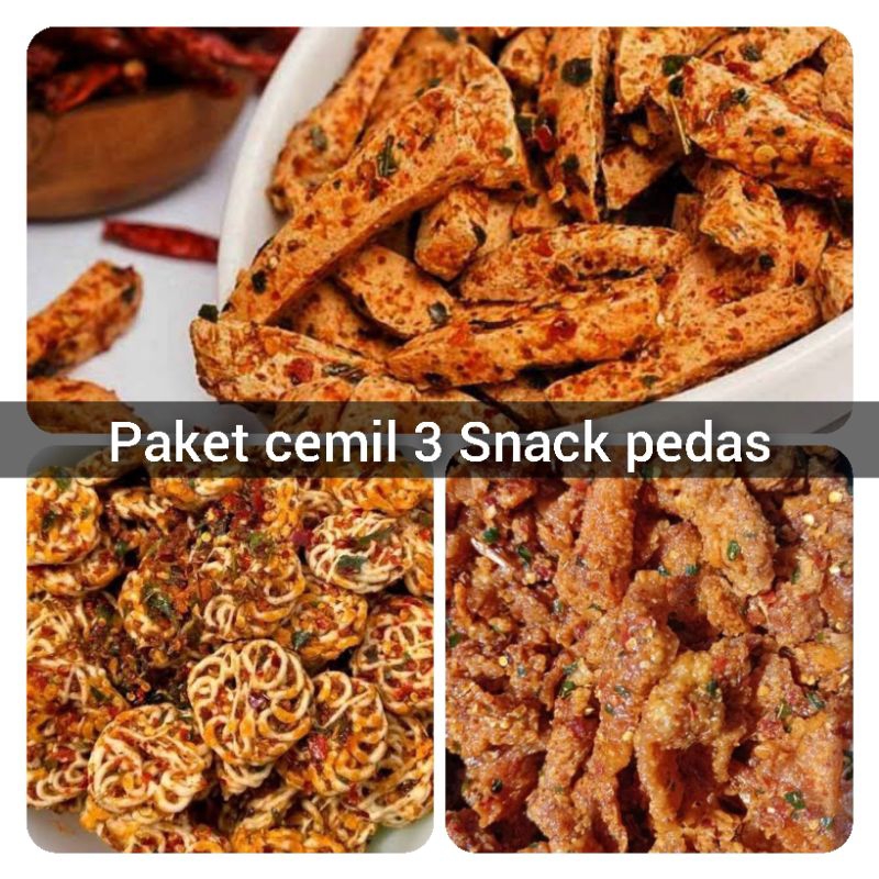

PAKET SNACK PEDAS BASRENG DAUN JERUK KERIPIK KULIT AYAM KERUPUK PEDO RAFAEL PEDAS MURAH