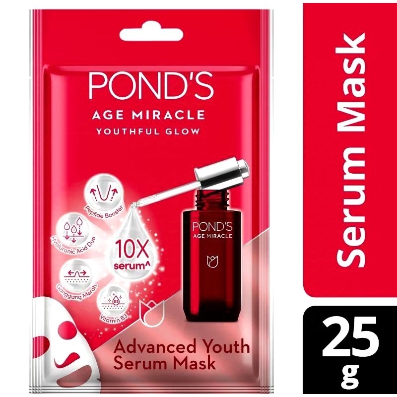 Pond's Age Miracle Serum Sheet Mask Anti Aging 25gr