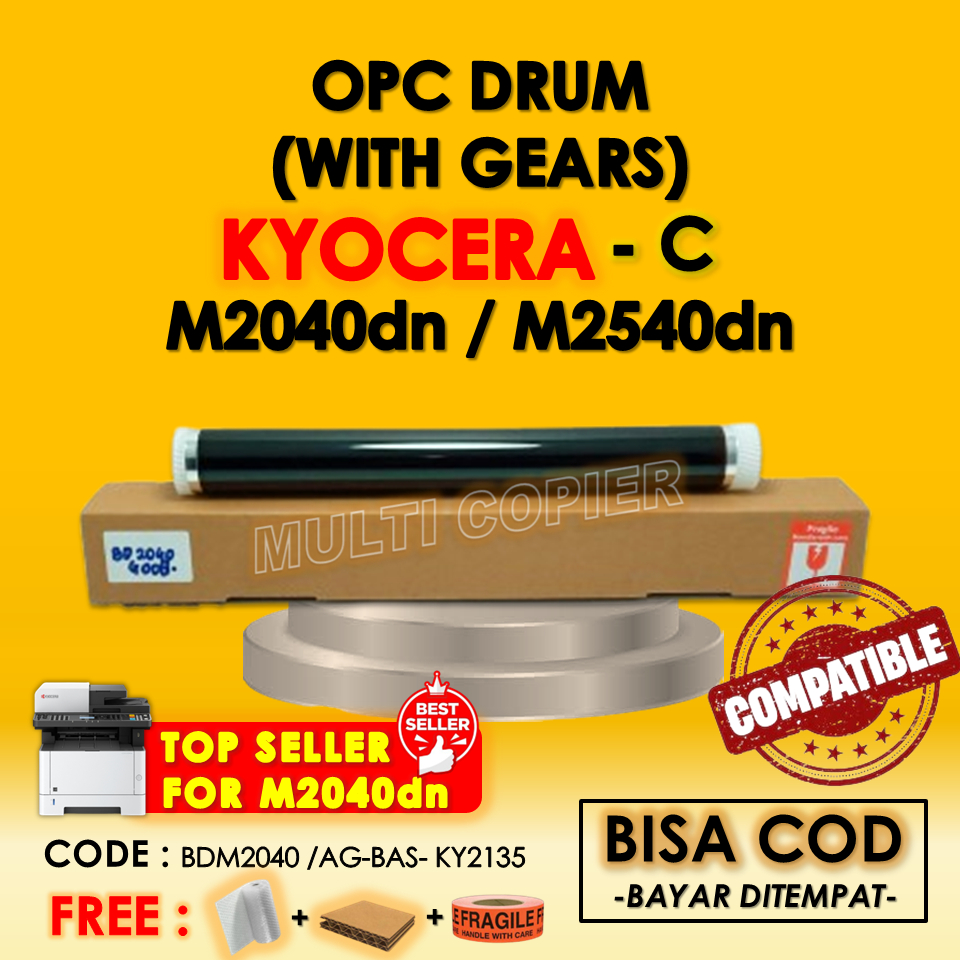 OPC Drum With Gears Kyocera C - M2040Dn M2540Dn Bare Drum Kyocera 2040 2540