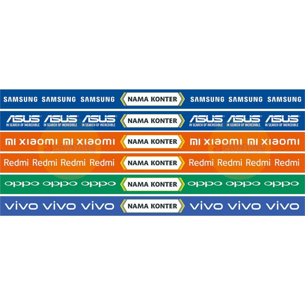 

STIKER LIST ETALASE MEREK HP (DIJUAL PER PCS)