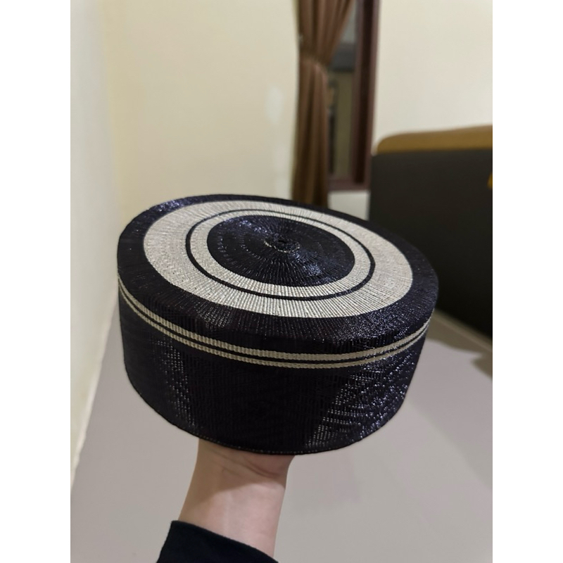 songkok recca tembaga full hitam premium
