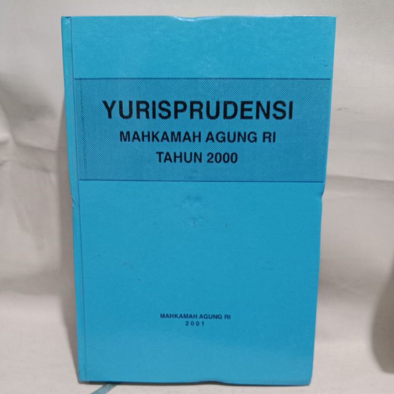 Buku Yurisprudensi Mahkamah Agung Tahun 2000