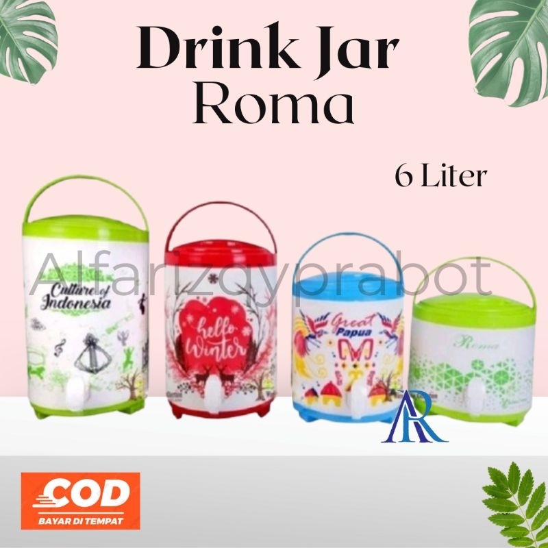 Drink Jar 6 Liter global eagle / Termos Air Minum / Tempat Air minum Global Eagle