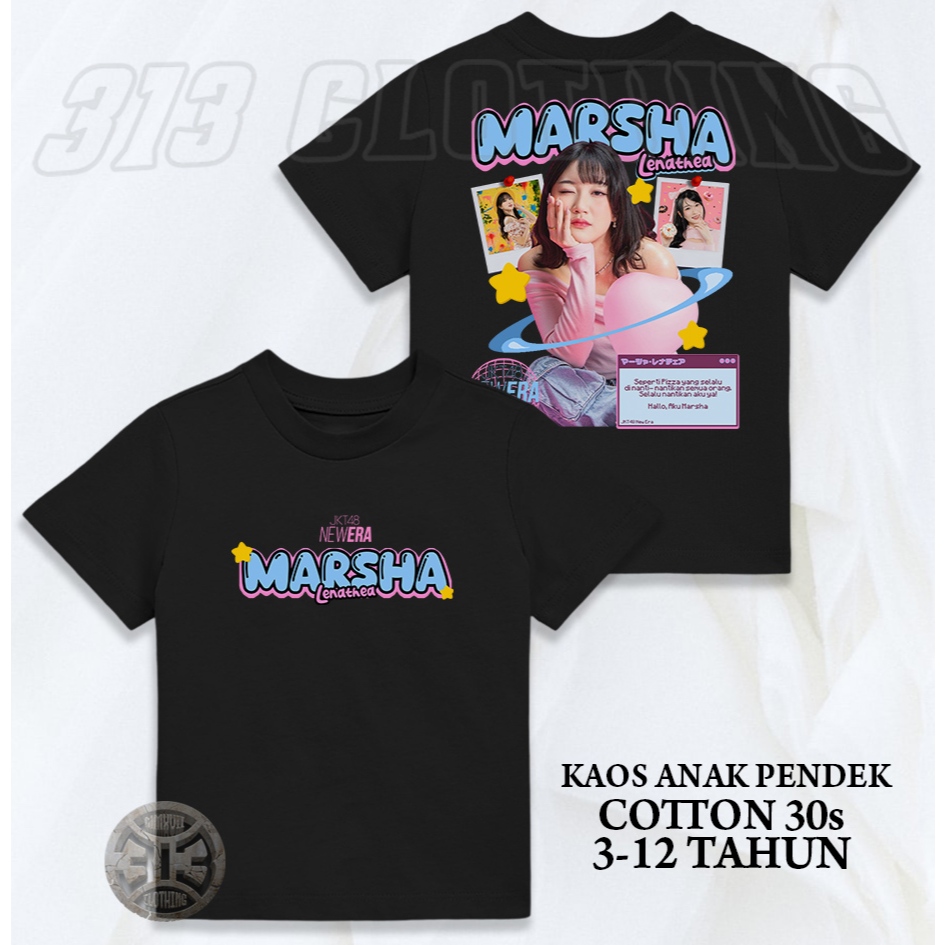 Kaos Anak JKT48 Marsha Lenathea / Atasan Baju Anak Marsha JKT48 New Era