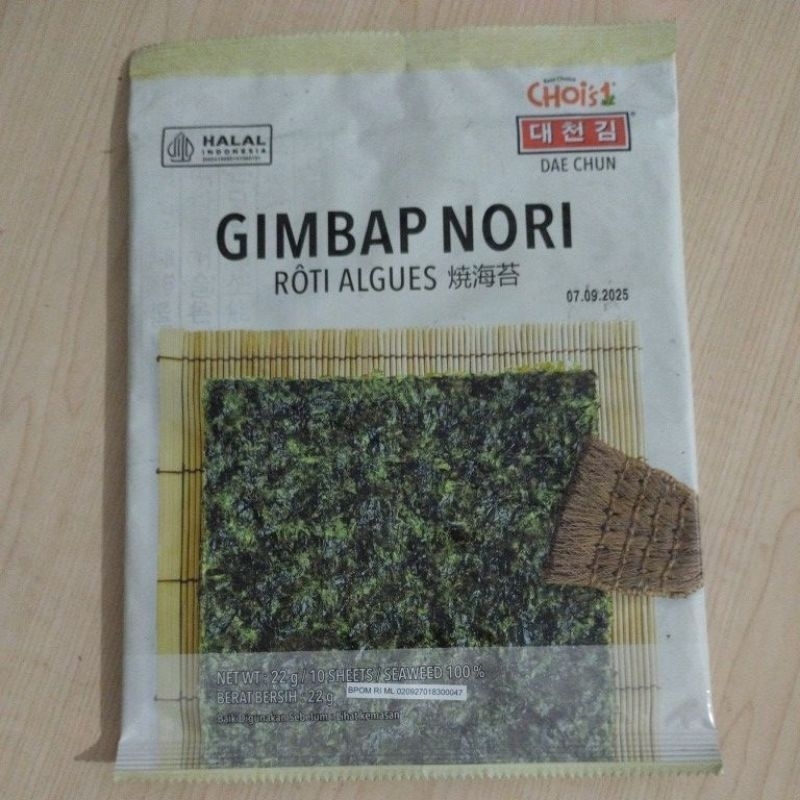 

Dae Chun Gimbab Nori 10 lembar