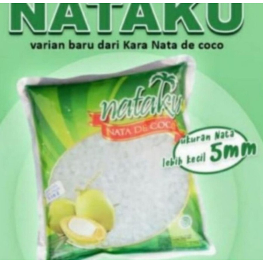 

NATAKU 1kg Kara Nata De Coco ukuran dadu decoco lebih kecil