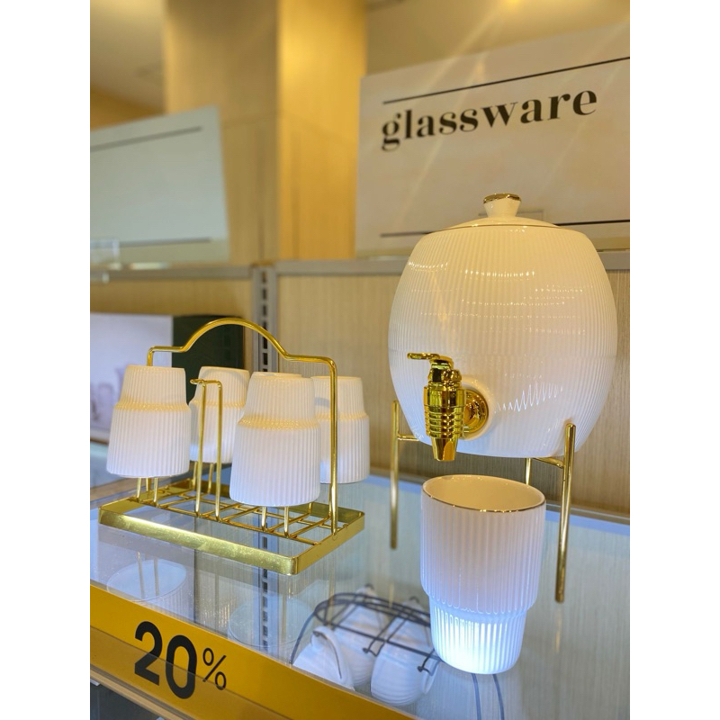 Informa sale Dispenser set Gelas Keramik