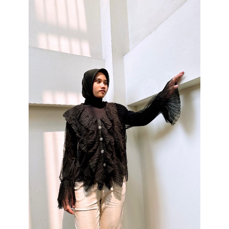 BLOUSE TILLE KANCING IMPORT | GROSIR PGMTA