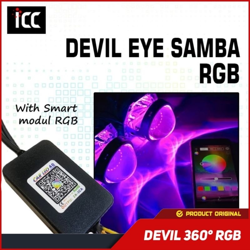 ICC Demon eyes samba RGB 360 | Devil eyes RGB support app | Devil ICC samba