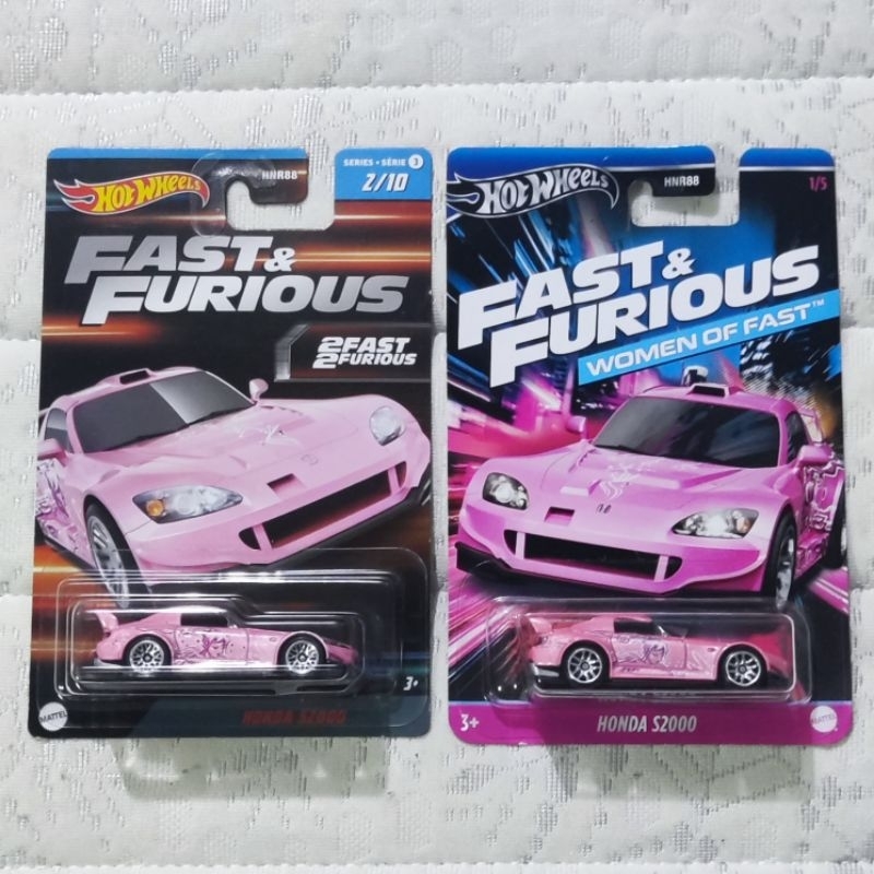 Hot Wheels Honda S2000 Fast and Furious Suki Pink