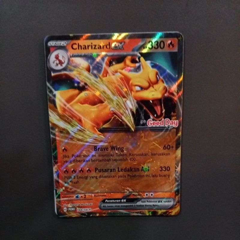 charizard kartu pokemon x good day