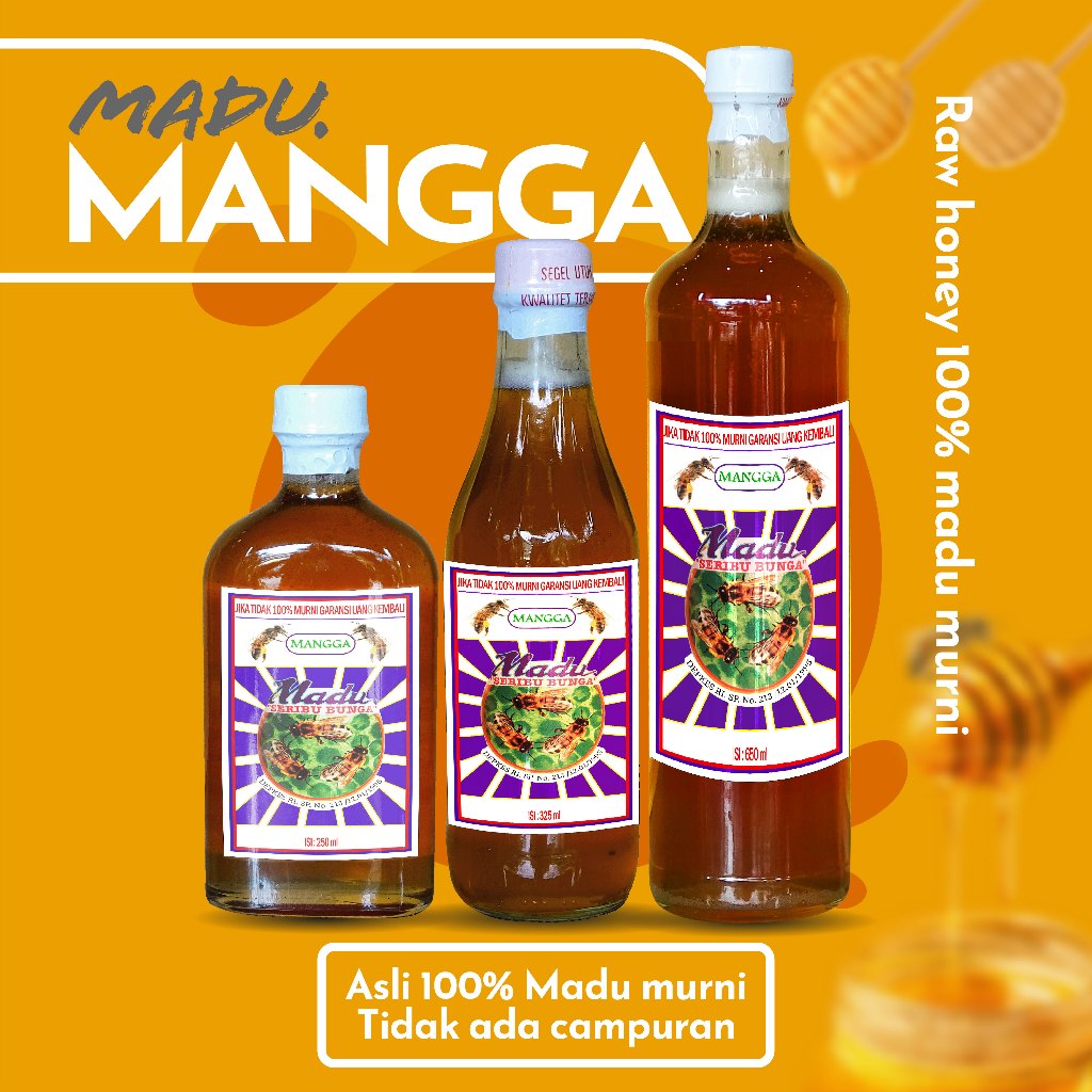 

Madu Mangga - Madu Seribu Bunga Madu Asli 100% Madu Murni Raw Honey
