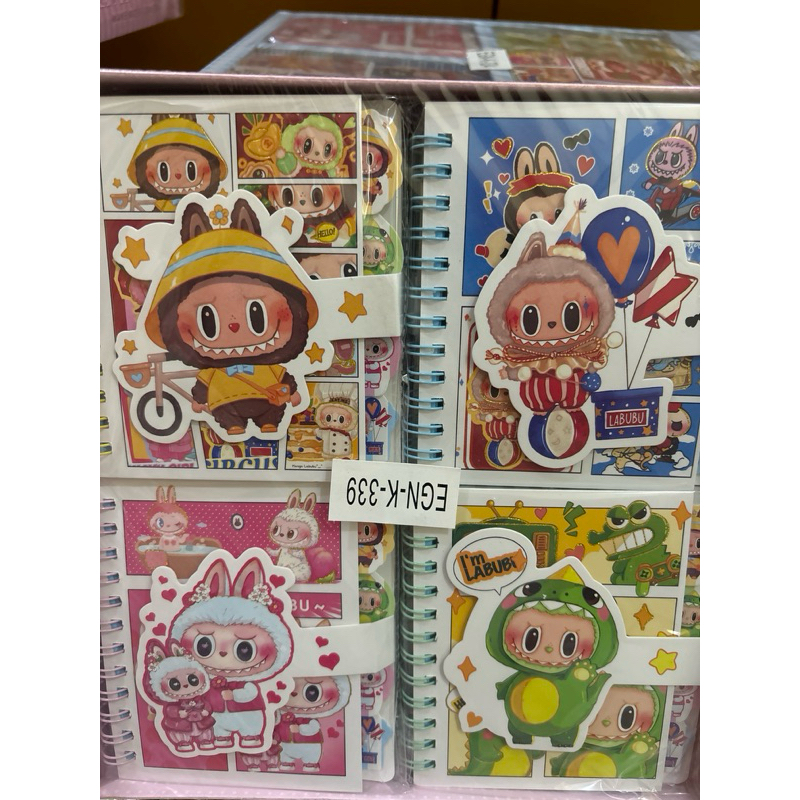 

1 BOX NOTEBOOK LABUBU PEREKAT ISI 24