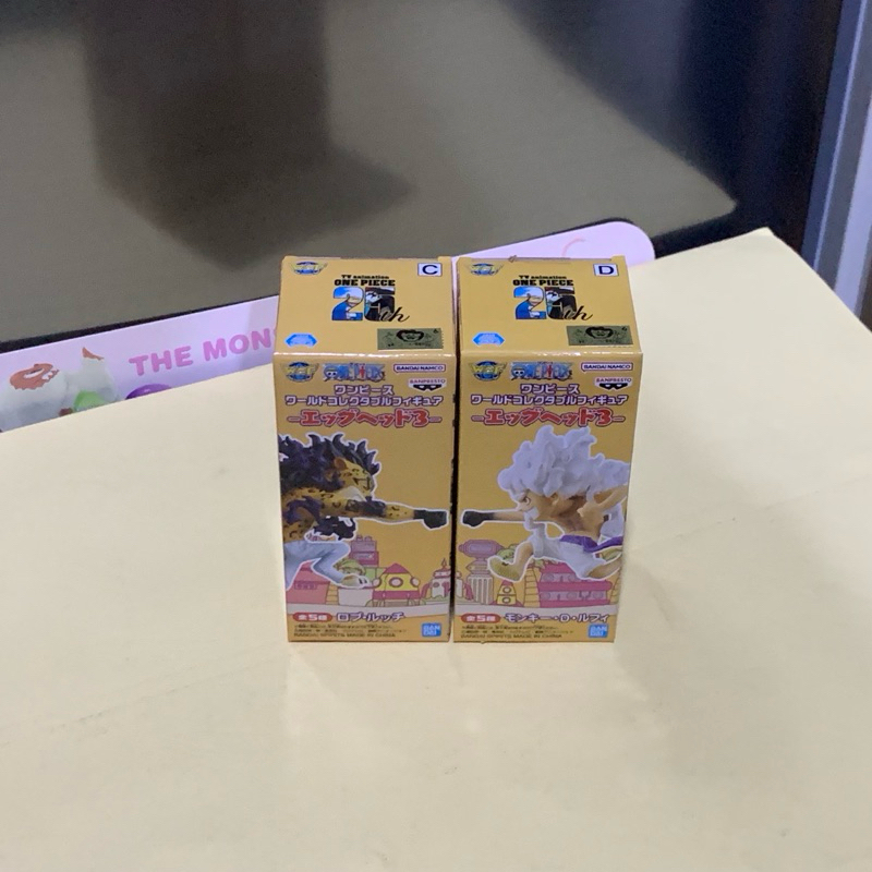 WCF One Piece World Collectable Figure Egghead 3 (Luffy Gear 5 + Lucci)