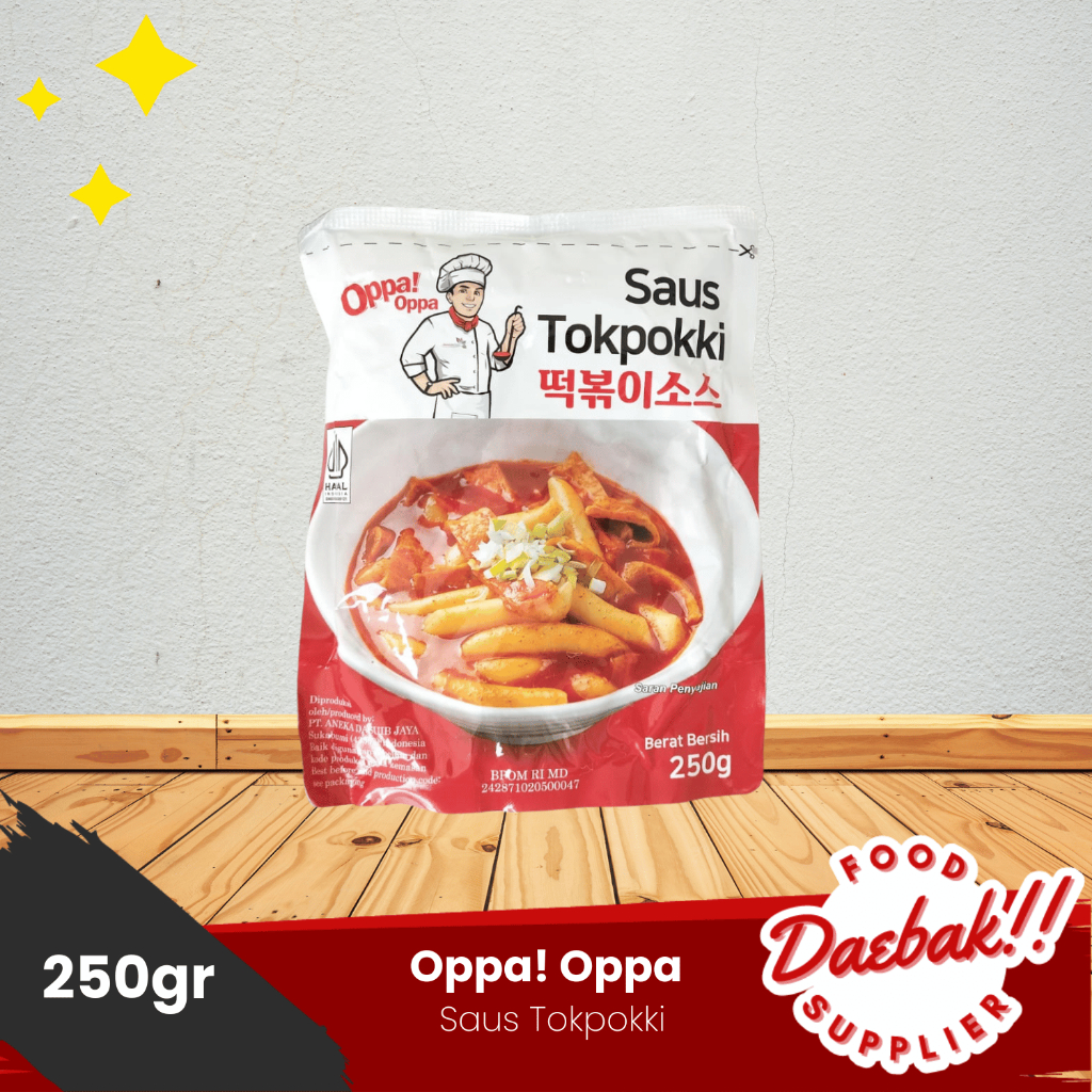 

Oppa! Oppa Saus Tokpokki | Tokpoki | Tteokbokki | Topoki Sauce 250gr