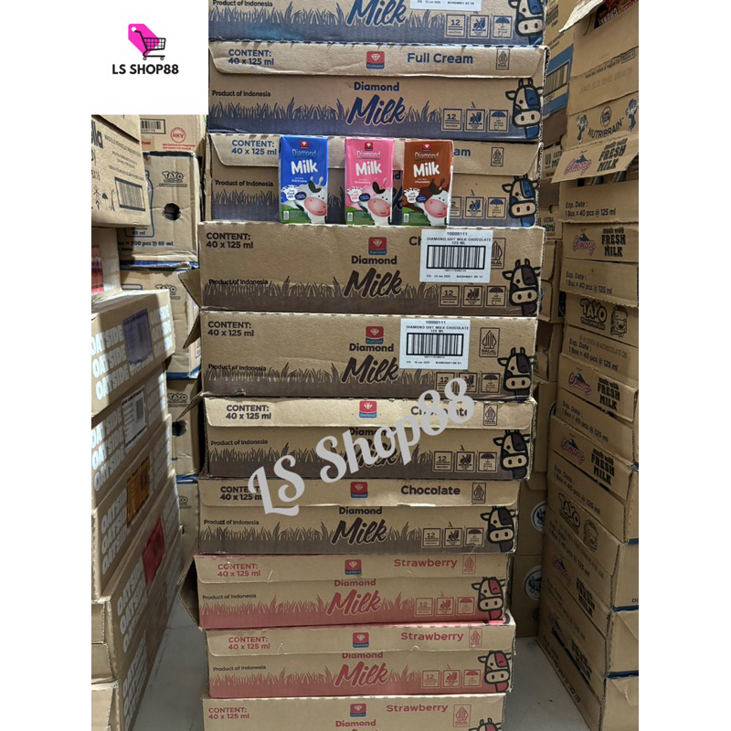 

Susu UHT DIAMOND 125 ML isi 40 pcs / Dus / Karton