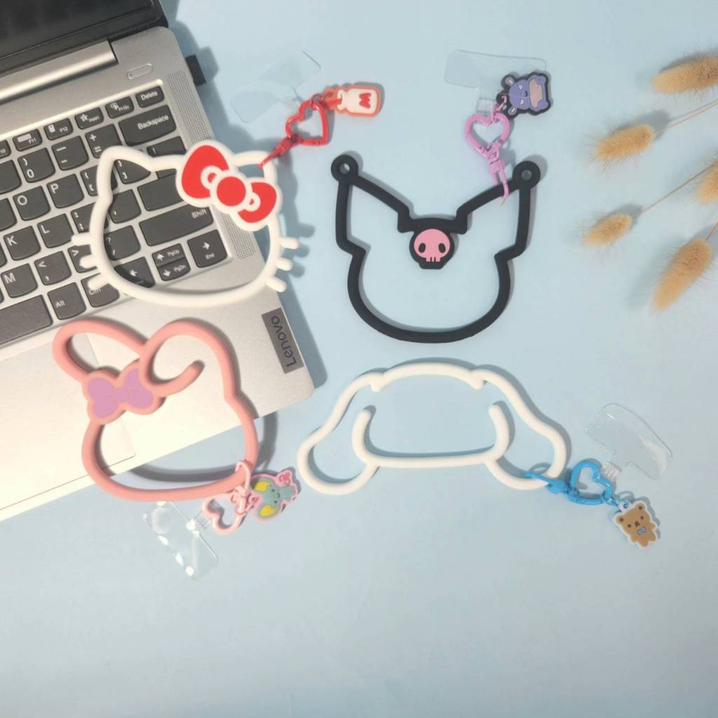 GANTUNGAN HP SANRIO ORIGINAL JEPANG KEYRING HP UNIVERSAL MULTIRING SANRIO GANTUNGAN TAS SANRIO ORIGI