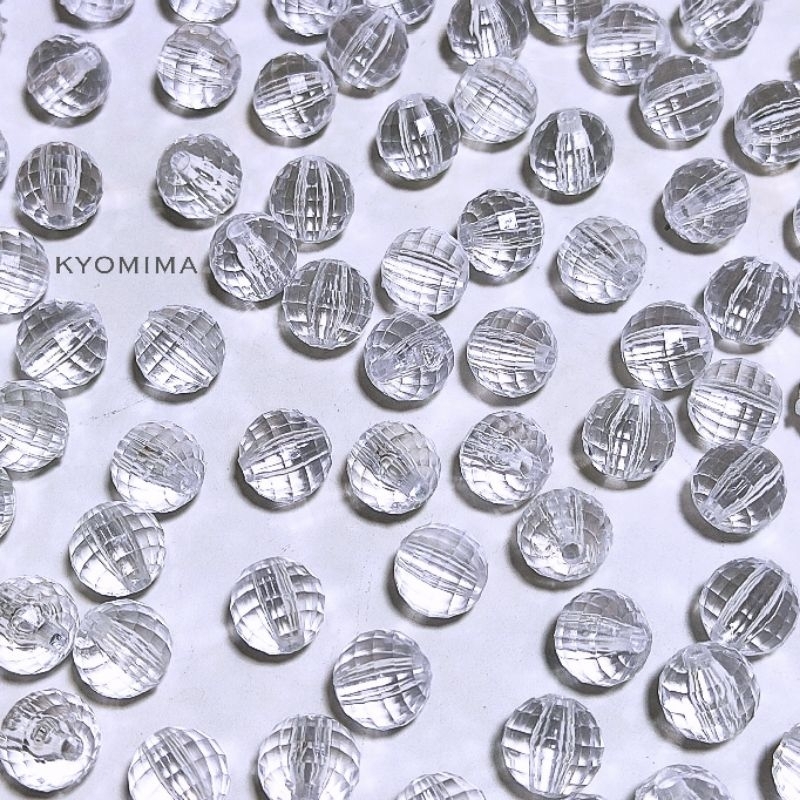 Manik-Manik Lampion Bening / Manik Manik Mute 6mm/10mm